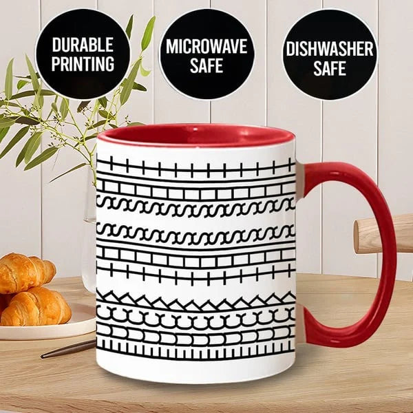Hidden Message Coffee Mug Unique Gift for Work Bestie