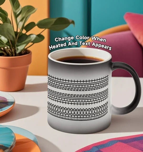 Hidden Message Coffee Mug Unique Gift for Work Bestie